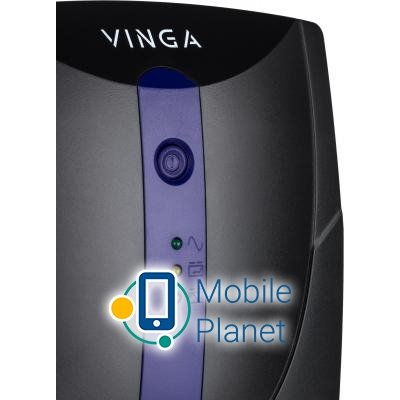 Vinga LED 1500VA plastic case (VPE-1500P) (UA) Вбудований акумулятор ==, 12В / 8 AH X 2 <= => розмір, мм (shhhhhv)  140 x 345 x 170 мм <==> Маса, kg 