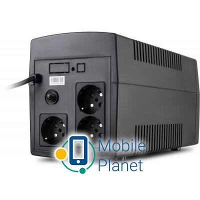 Vinga LED 1500VA plastic case (VPE-1500P) (UA) Кількість розетків  3 <