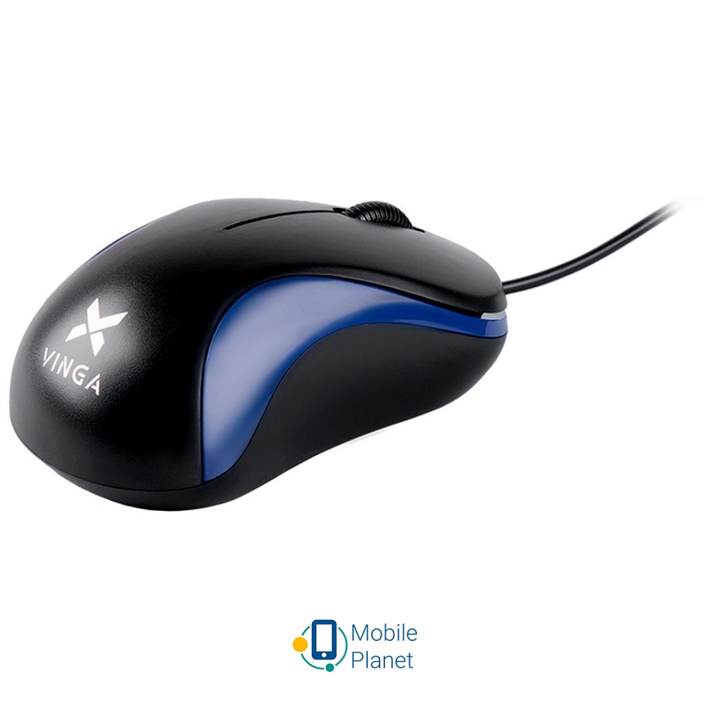 Vinga MS-882 black - blue (UA) Тип: дротові; Призначення: для