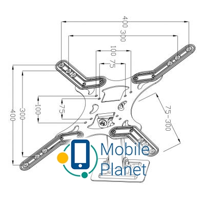 Vinga TM31-4451 (UA) Тип: поворотно-наклонный;