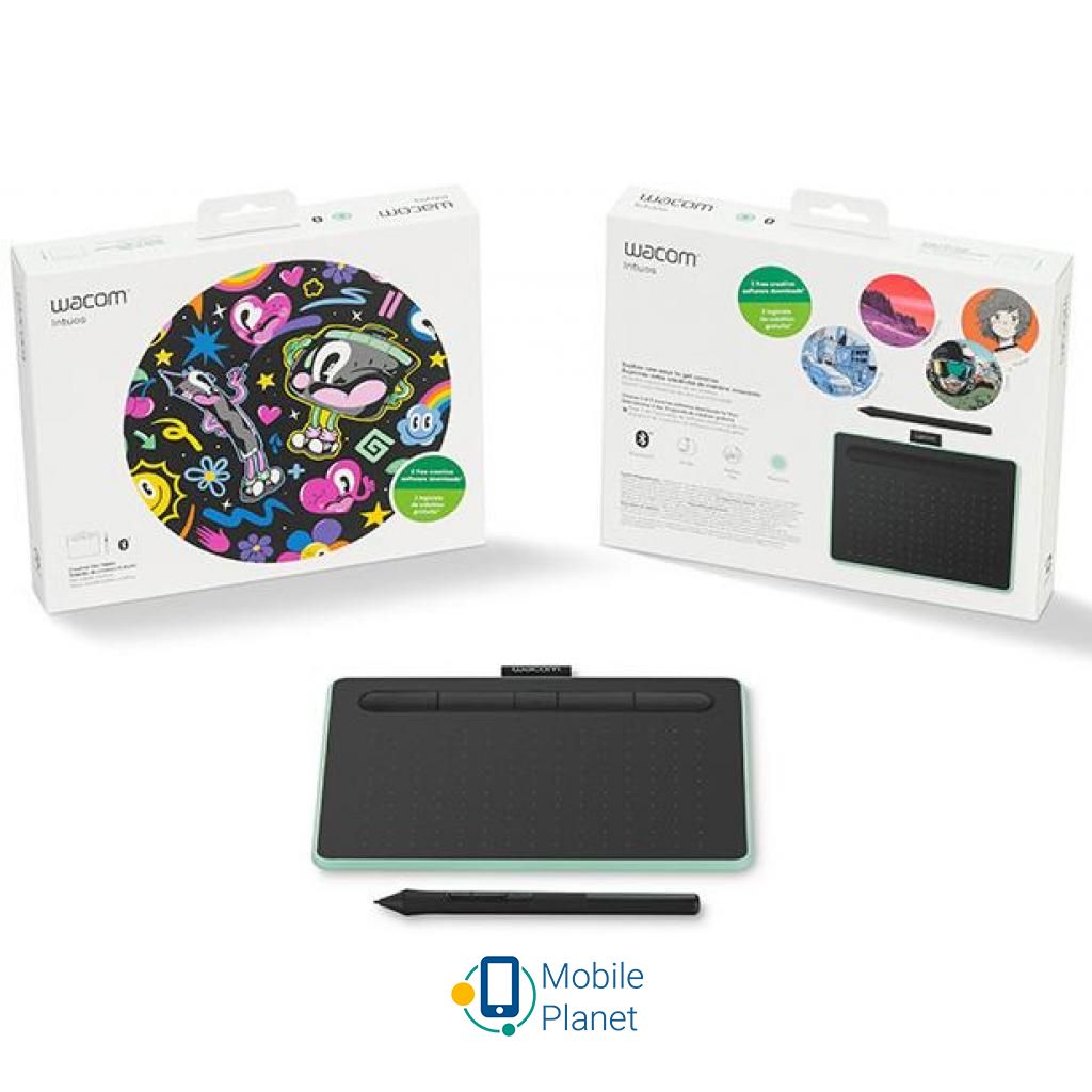 Wacom Intuos S Bluetooth pistachio (CTL-4100WLE-N) Роздільна здатність 2540 lpi (ліній на дюйм)
