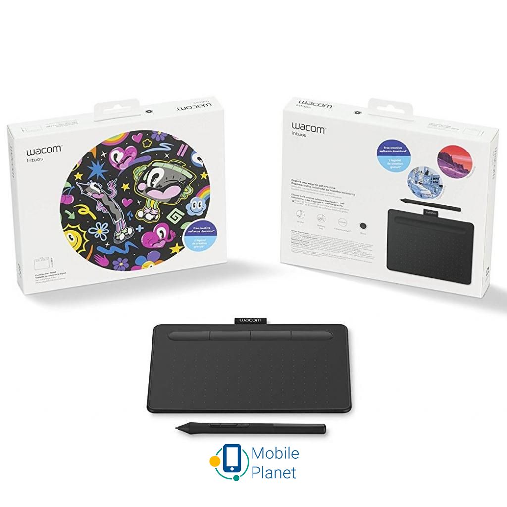 Wacom Intuos S (CTL-4100K-N) Размеры рабочей поверхности: 152 x