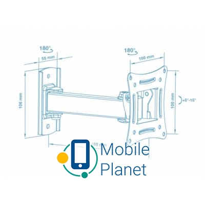 Walfix R-263B Тип: поворотно-наклонный;
