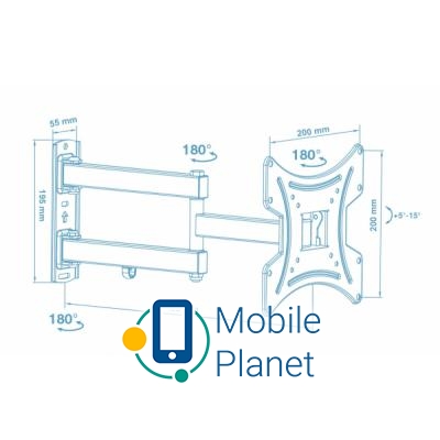 Walfix R-353B Тип: поворотно-похилий;