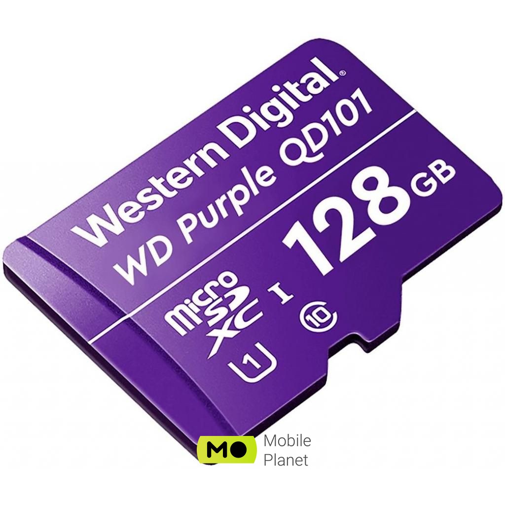 WD 128GB microSDXC class 10 UHS-I (WDD128G1P0C) (UA) Тип карти пам'яті: microSDXC; Обсяг