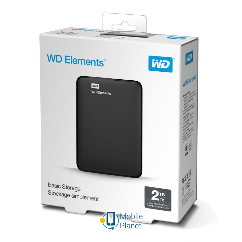 Western Digital 2.5 2TB (WDBU6Y0020BBK-WESN) Тип: Високошвидкісні,