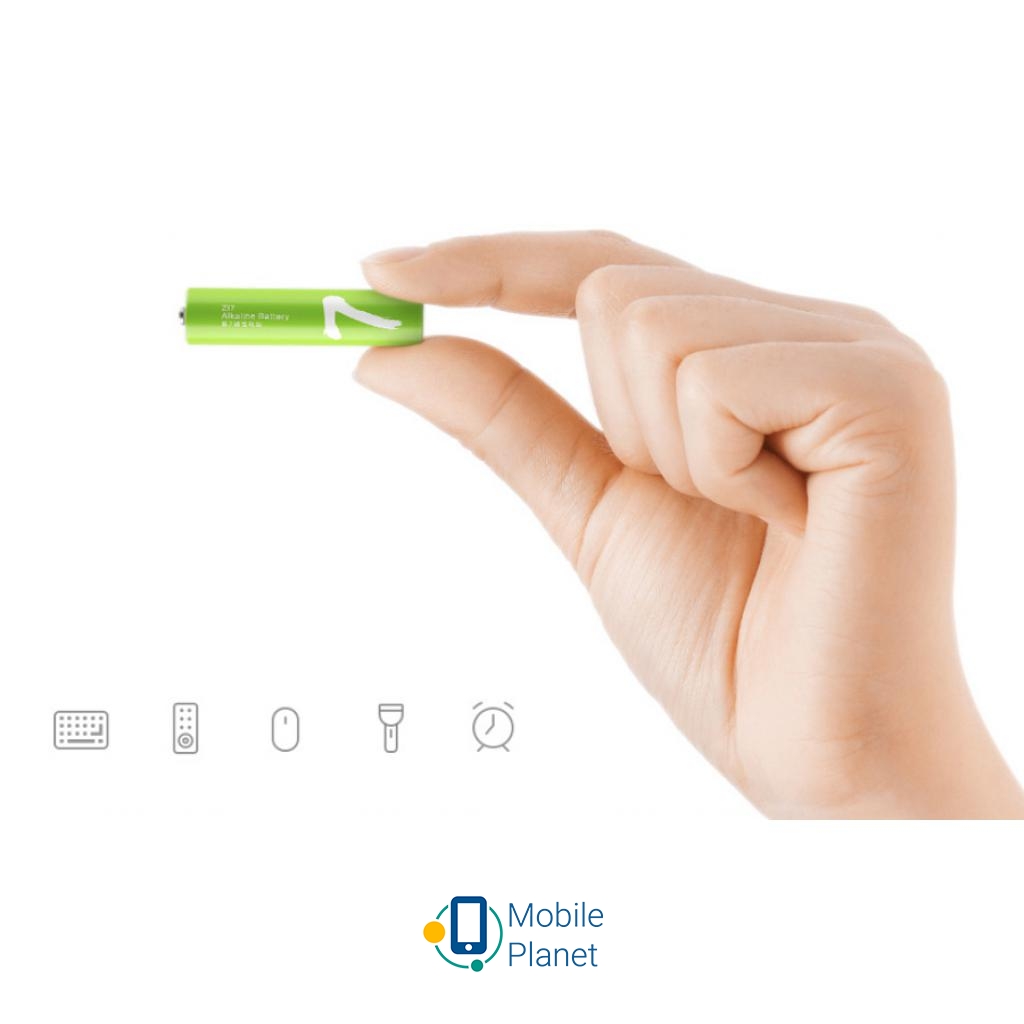 Набор батареек Xiaomi MI RAINBOW ALKALINE AAA * 10 (6934263400311) (UA) Электрохимическая система щёлочная-алкалиновая (L)