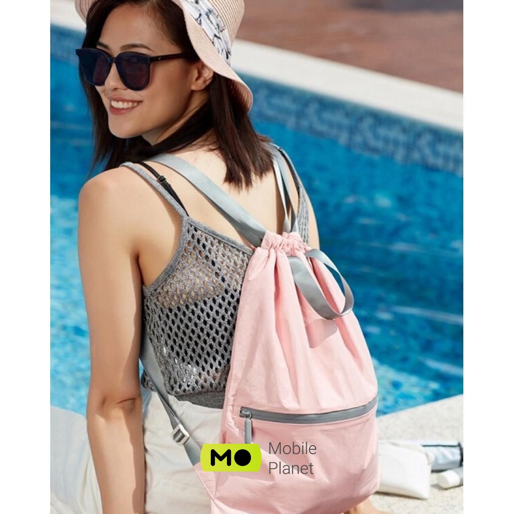 Xiaomi RunMi 90 Points Lightweight Urban Drawstring Backpack Pink (6972125146175) (UA) Высота: 40 см; Вес: 0.102 кг; Цвет: