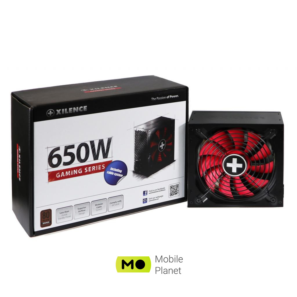 Xilence 650W (XP650R10) Тип БП: для комп'ютерів; Стандарт