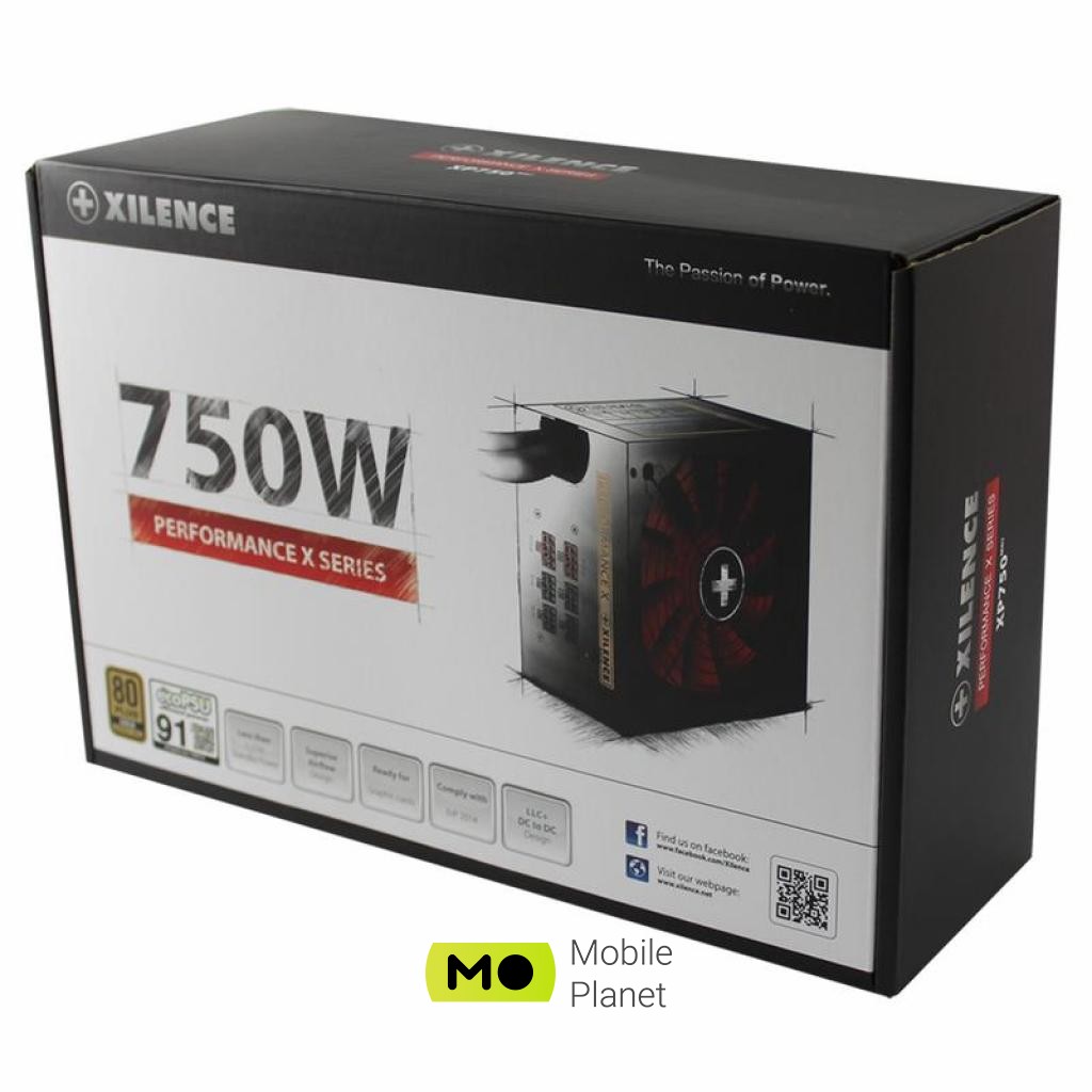 Xilence 750W (XP750R10 (XN235)) (UA) Тип БП: для комп'ютерів; Стандарт