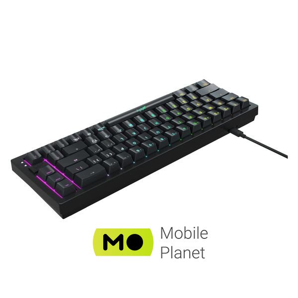 Xtrfy K5 68 keys Kailh Red Hot-swap RGB UA Black (K5-RGB-CPT-BLACK-R-UKR) (UA) Подсветка клавиш RGB