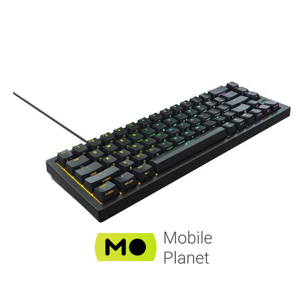 Xtrfy K5 68 keys Kailh Red Hot-swap RGB UA Black (K5-RGB-CPT-BLACK-R-UKR) (UA) Количество клавиш 68