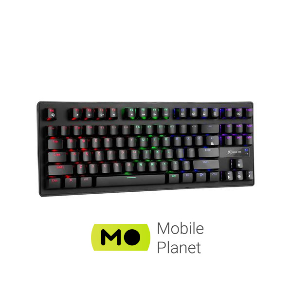 Xtrike GK-979 5 кольорів-LED Mechanical Red Switch USB Black (GK-979) (UA) Тип: ігрова; Призначення: для ПК;