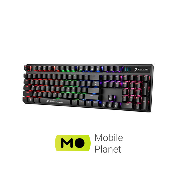 Xtrike GK-980 6 colors-LED Mechanical Red Switch USB Black (GK-980) (UA) Тип: игровая; Назначение: для ПК;