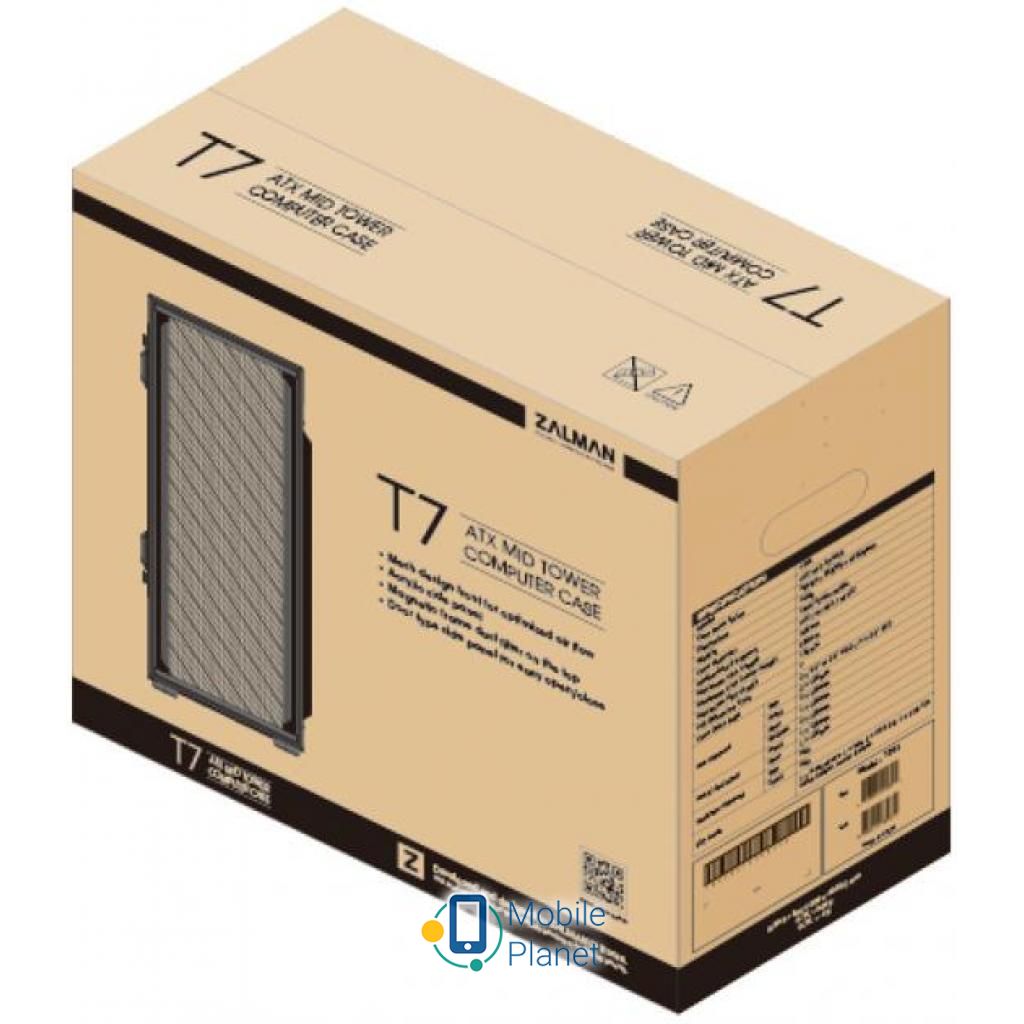 Zalman ZM-T7 Black (UA) Класс корпуса Геймерские