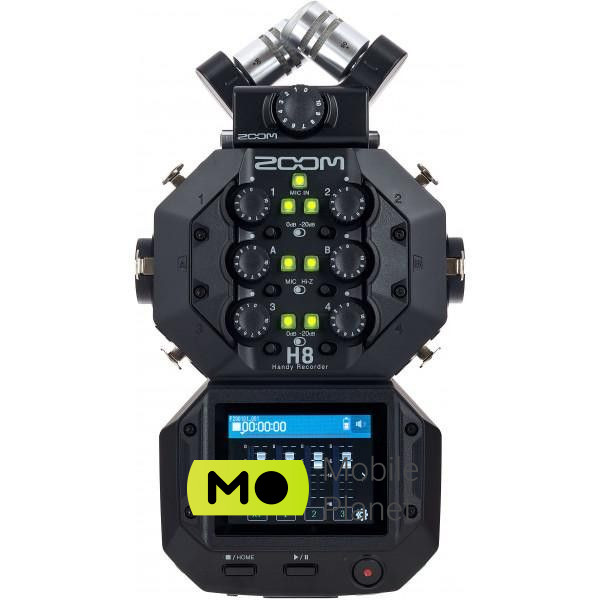 ZOOM H8 (286880) (UA) Поддержка сменных карт памяти SD/SDHC/SDXC (до 512 ГБ)