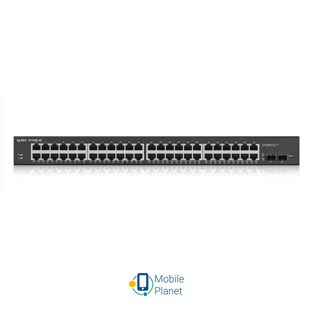 ZyXel GS1900-48 (GS1900-48-EU0101F) (UA) Порти SFP, Gigabit Ethernet
