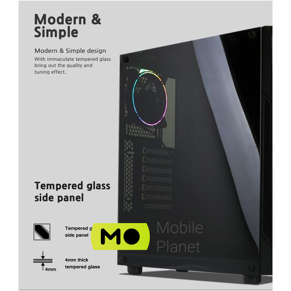 ZALMAN K1 Rev.B Black (UA) Форм-фактор ATX