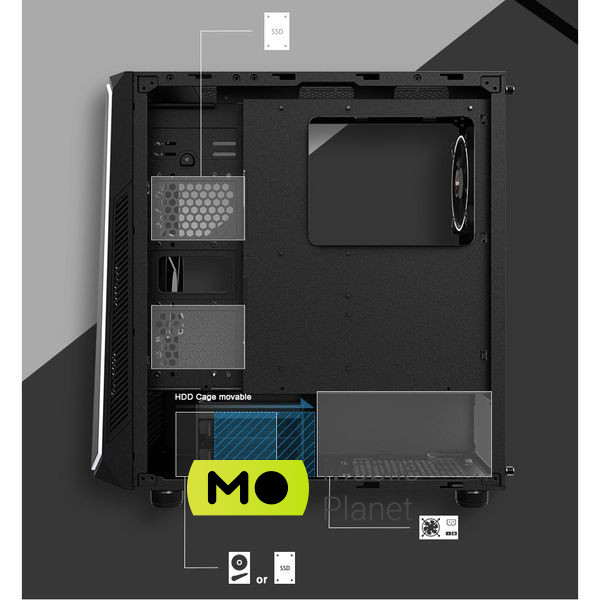 ZALMAN K1 Rev.B Black (UA) Тип корпуса Mid Tower