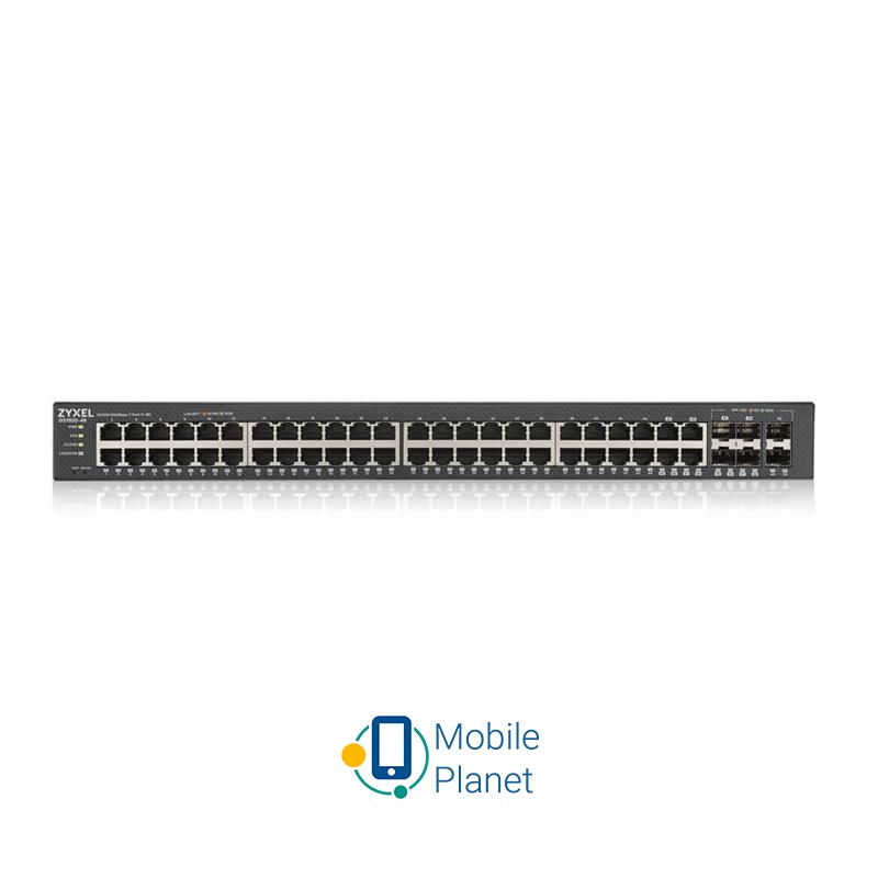 ZYXEL GS1920-48V2 (UA) Порти 10 / 100 Мбіт / с: немає; Порти