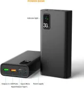 TOOSPON 30000 mAh Black
