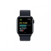 Apple Watch SE 2 GPS 40mm Midnight Aluminium Case with Midnight Sport Loop (MRE03)