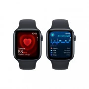 Apple Watch SE 2 GPS 44mm Midnight Aluminium Case with Midnight Sport Band S/M (MRE73)