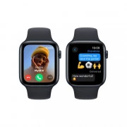Apple Watch SE 2 GPS 44mm Midnight Aluminium Case with Midnight Sport Band S/M (MRE73)