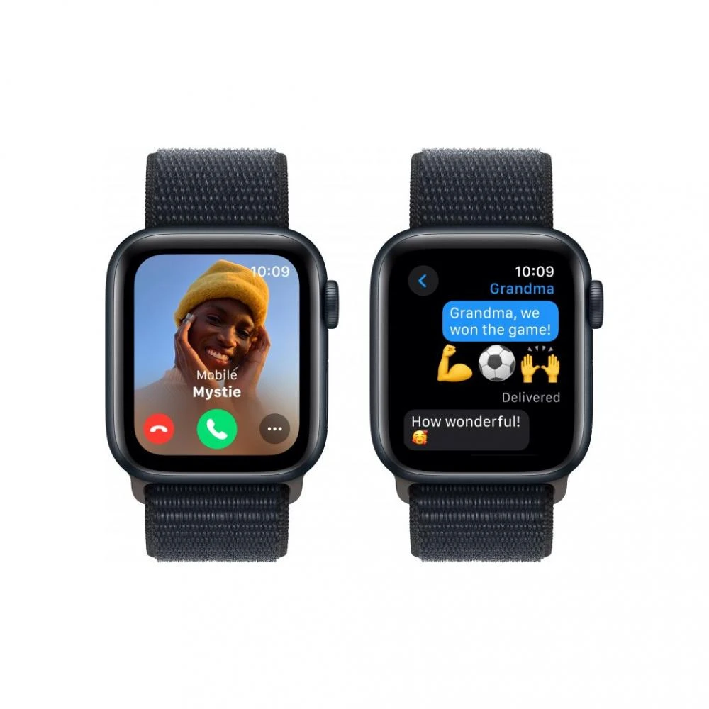 Apple Watch SE 2 GPS 40mm Midnight Aluminium Case with Midnight Sport Loop (MRE03) Лінійка Watch SE 2