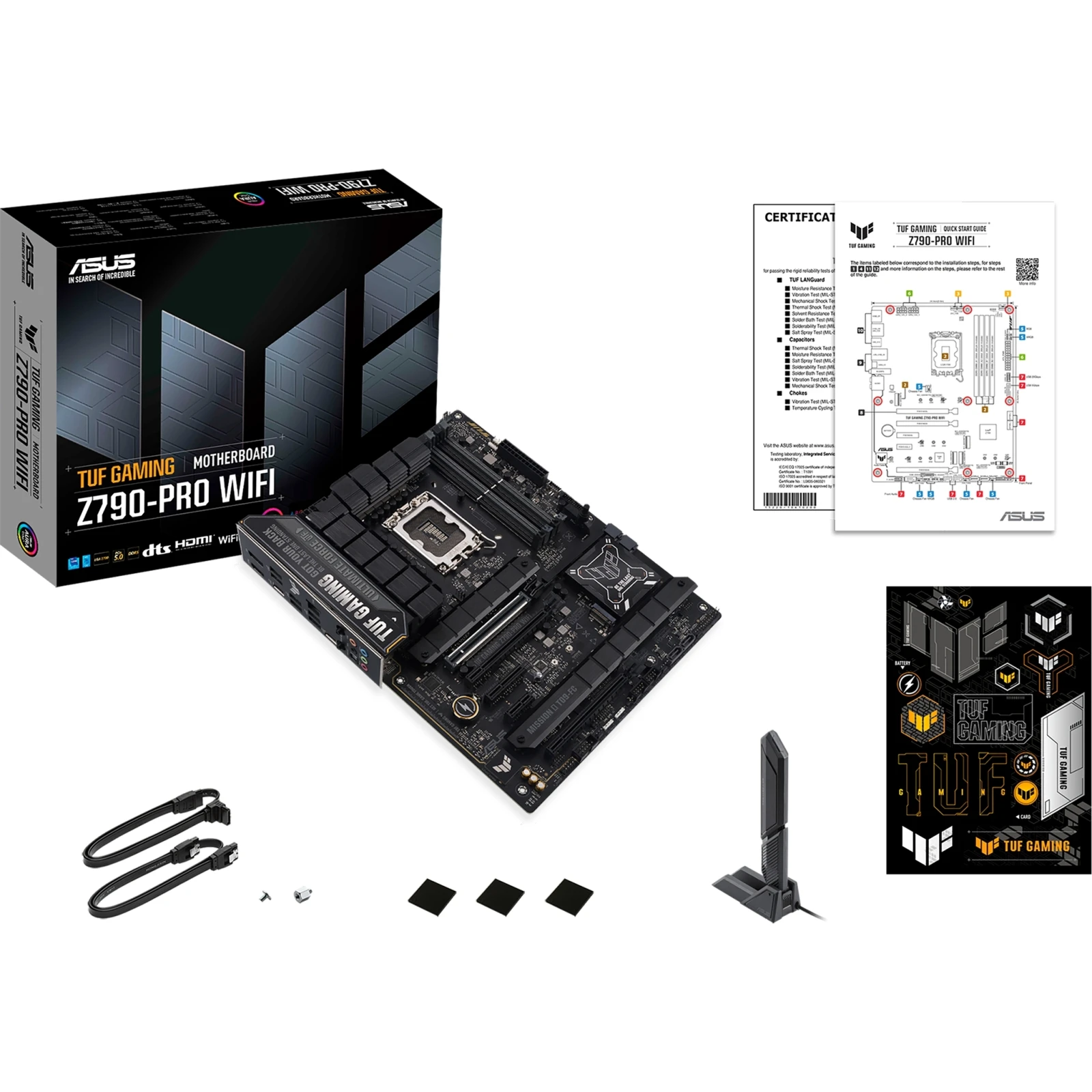 ASUS TUF GAMING Z790-PRO WIFI (90MB1FJ0-M0EAY0) (UA) Призначення: геймерська; Сокет: