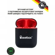BeatBox PODS AIR 2 Wireless Сharging Black-Red (bbpair2wcbr) (UA)