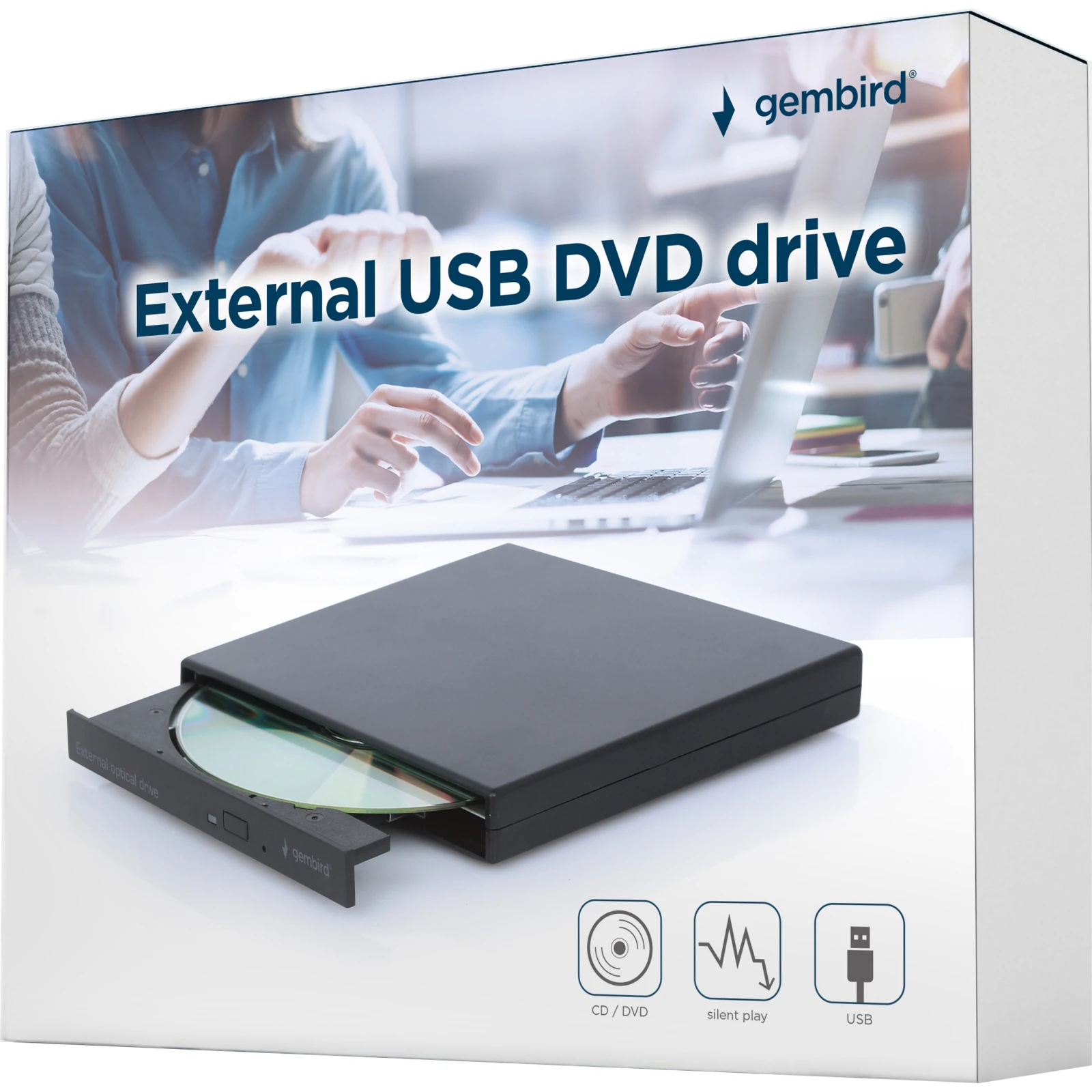 Gembird DVD-USB-04 DVD-RW (UA) Призначення: зовнішній;