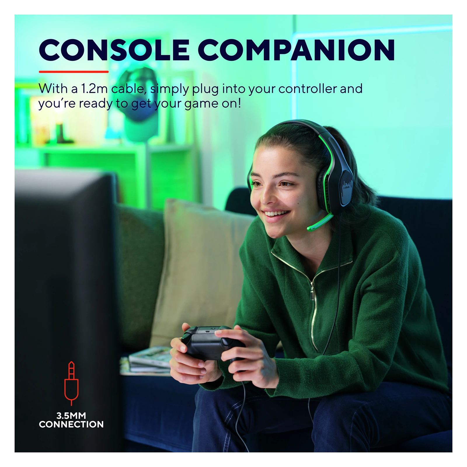 Trust GXT 415P Zirox For Xbox (24994) (UA) Тип: геймерські (ігрові);