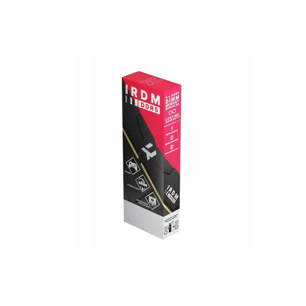 GOODRAM 32 GB (2х16GB) DDR5 6800 MHz IRDM Black (IR-6800D564L34S/32GDC) (UA) Бренд: GOODRAM; Назначение: Память