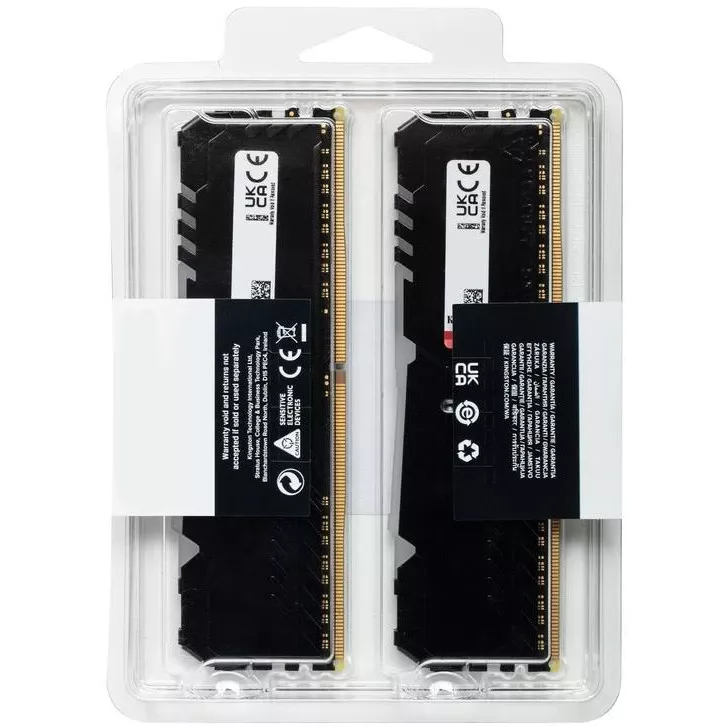 Kingston FURY 32GB (2x16GB) DDR4 3200MHz Beast RGB (KF432C16BB12AK2/32) (UA) Обсяг, ГБ 32