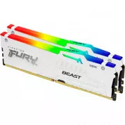 Kingston FURY 64 GB (2x32GB) DDR5 6000 MHz Beast RGB EXPO White (KF560C36BWEAK2-64) (UA)