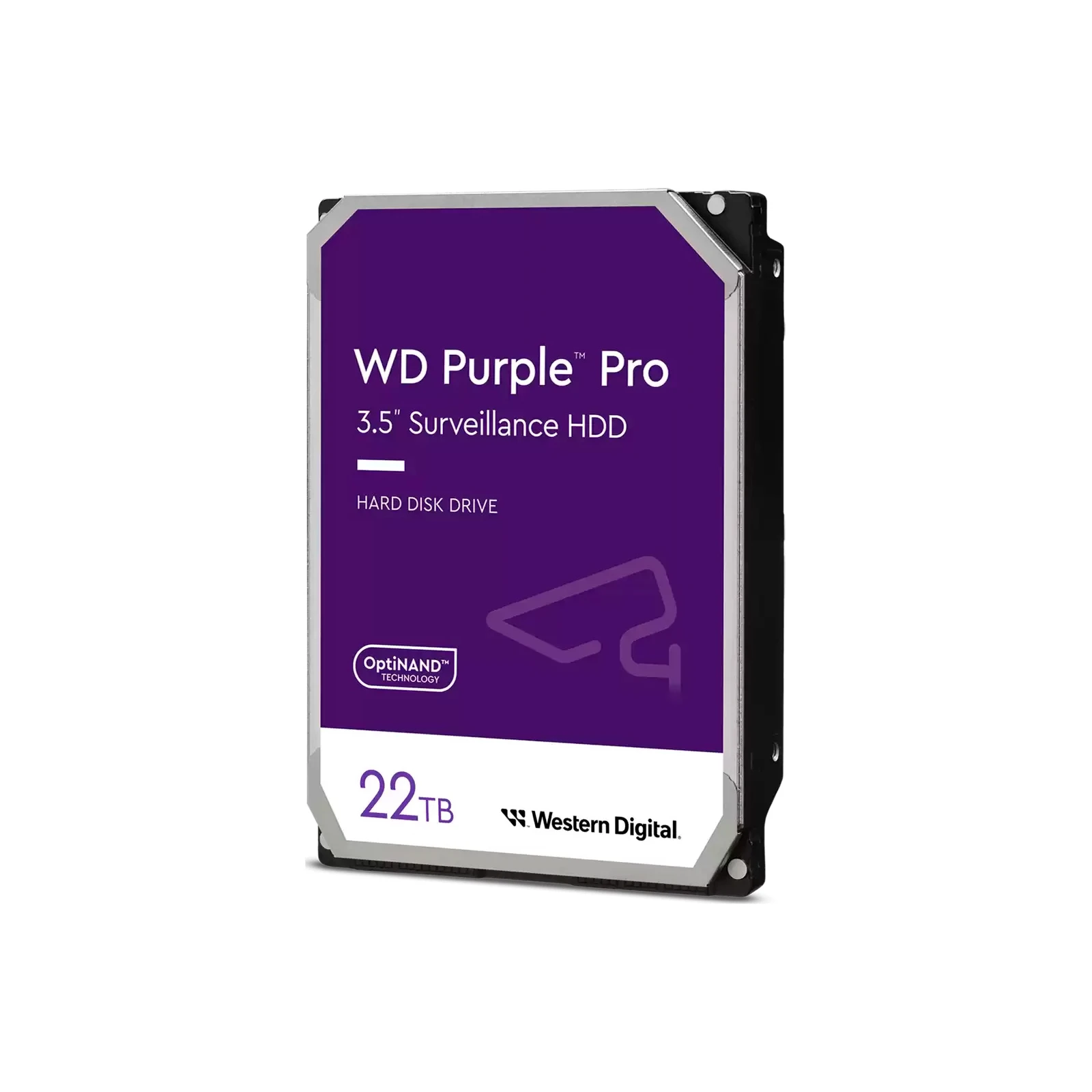 Жесткий диск 3.5 22TB WD (WD221PURP) (UA) Объем: 22 TB; Скорость вращения