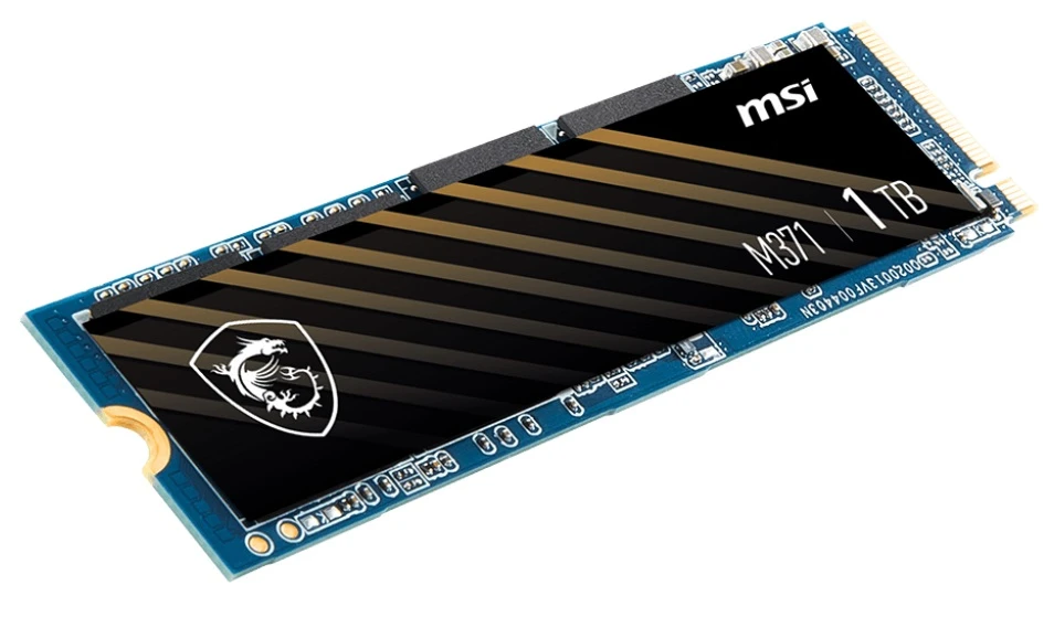 1TB MSI Spatium M371 M.2 2280 PCIe 3.0 x4 NVMe 3D NAND TLC (S78-440L870-P83) (UA) Об'єм накопичувача: 1 ТБ;
