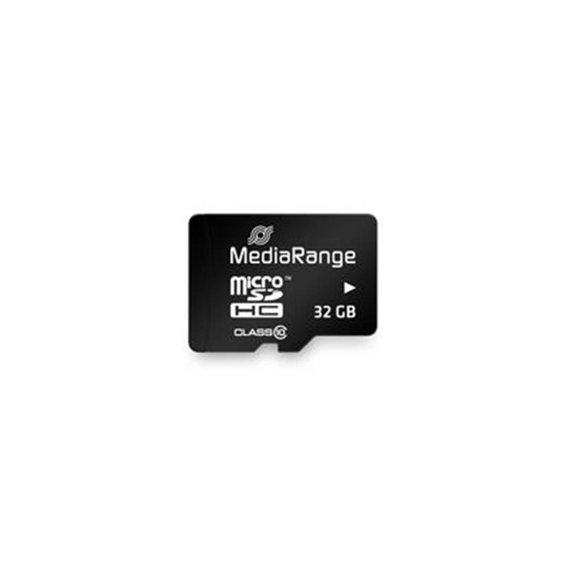 MicroSDHC 32GB Class 10 MediaRange R45/W15MB/s + SD-adapter (MR959) (UA) Тип картки: microSDHC; Об'єм пам'яті: 32