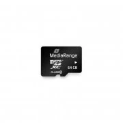 MicroSDHC 64GB Class 10 MediaRange R60/W15MB/s + SD-adapter (MR955) (UA)
