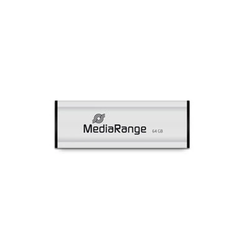 USB3.0 64GB MediaRange Black/Silver (MR917) (UA) Інтерфейс: USB 3.0; Об'єм пам'яті: 64