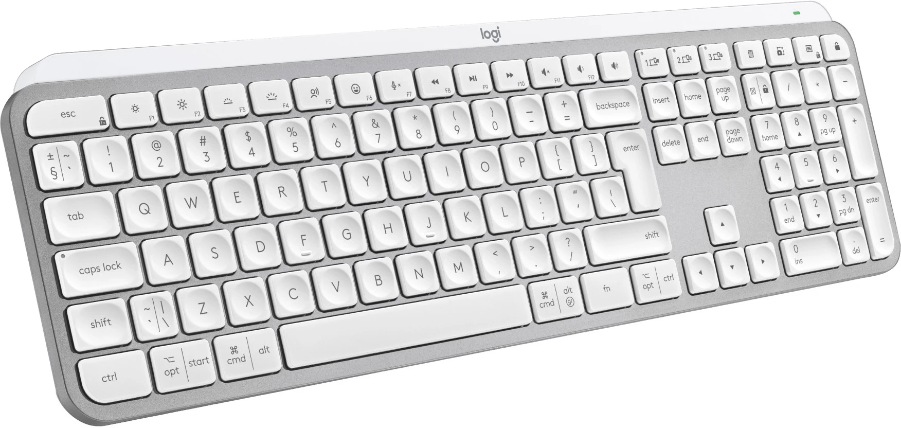 Logitech MX Keys S Pale Grey (920-011588) (UA) Тип клавіш мембранні