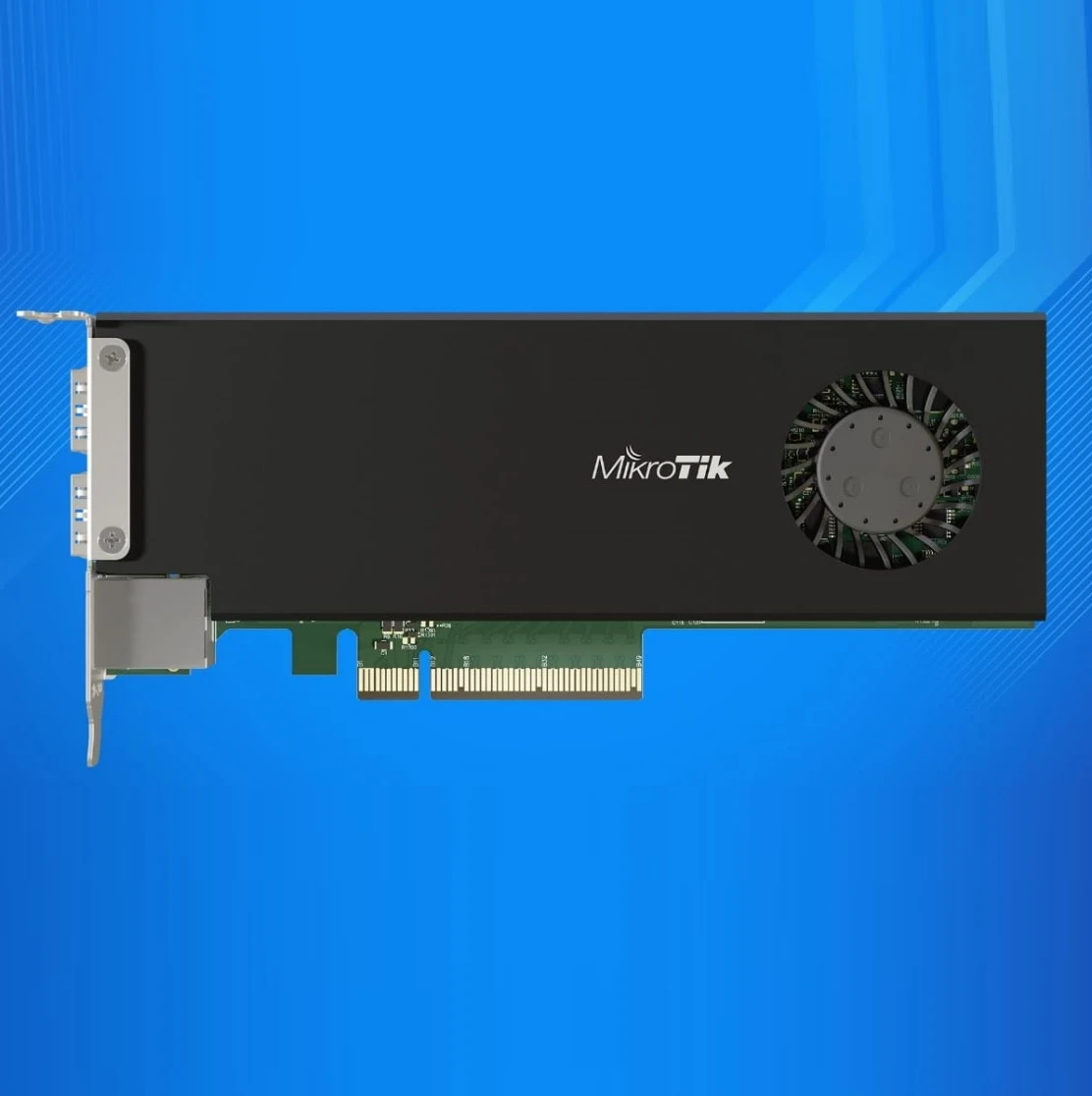 MikroTiK CCR2004-1G-2XS-PCIE (UA) Тип: мережевий адаптер;