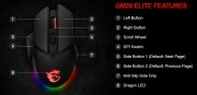 MSI Clutch GM20 Elite GAMING Mouse (S12-0401870-C54) (UA)