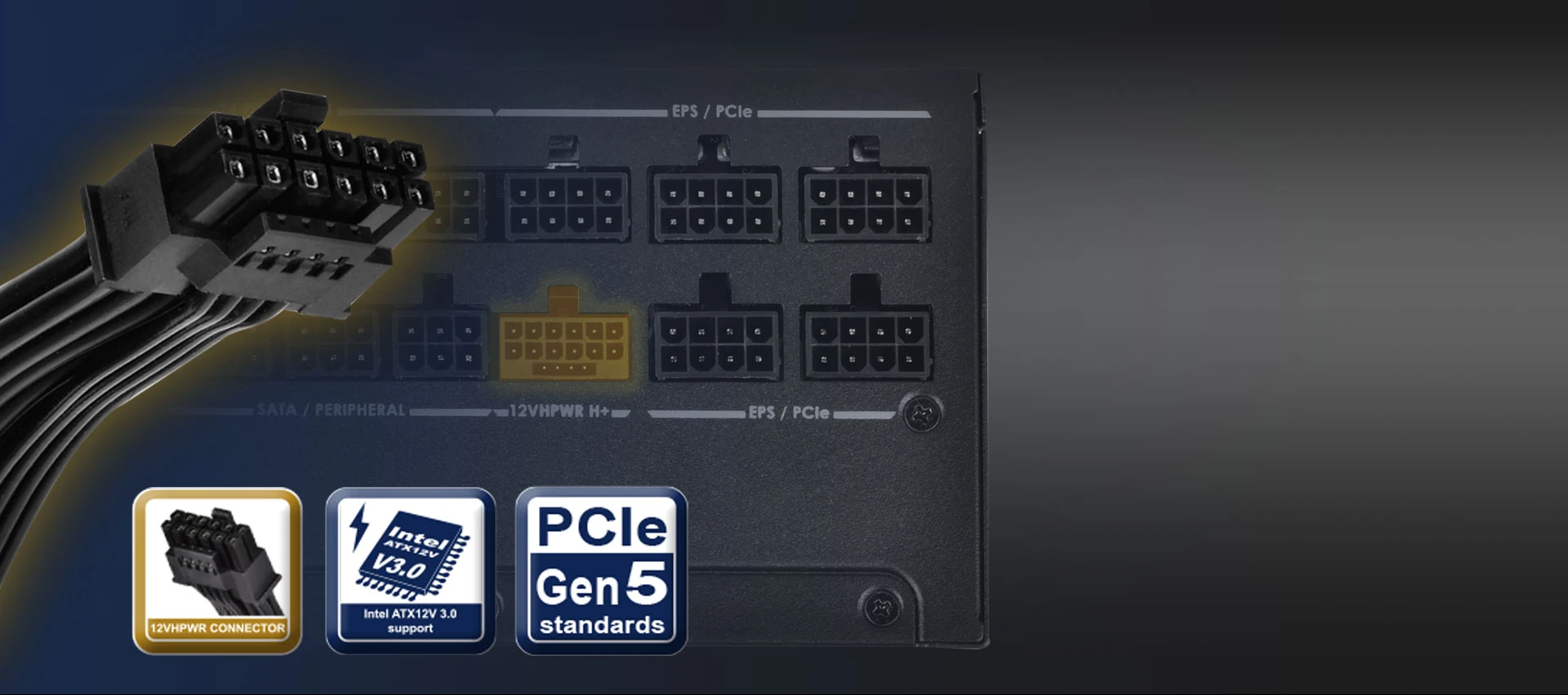 SilverStone Hela Cybenetics HA1200R-PM (1200W) (SST-HA1200R-PM) (UA) Вес 3.61 кг