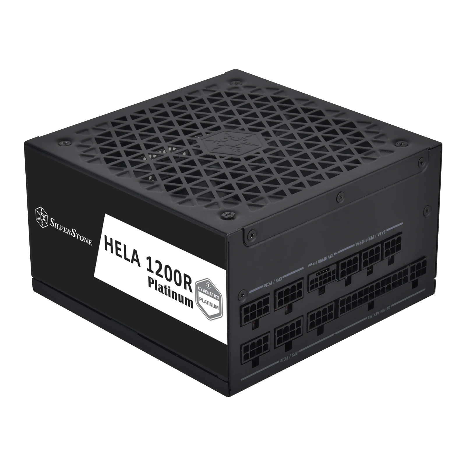 SilverStone Hela Cybenetics HA1200R-PM (1200W) (SST-HA1200R-PM) (UA) Коннекторы 1 x 24 / 20-Pin (600мм); 2 x 8 / 4-Pin EPS / ATX 12V (750мм); 6 x 8 / 6-Pin PCIe (550мм +150мм); 1 x 12+4-Pin 12VHPWR (550мм); 12 x SATA (600мм+150мм+150мм+150мм); 3 x 4-Pin Peripheral (600мм+150мм+150мм); 1 x 4-Pin Floppy (100мм)