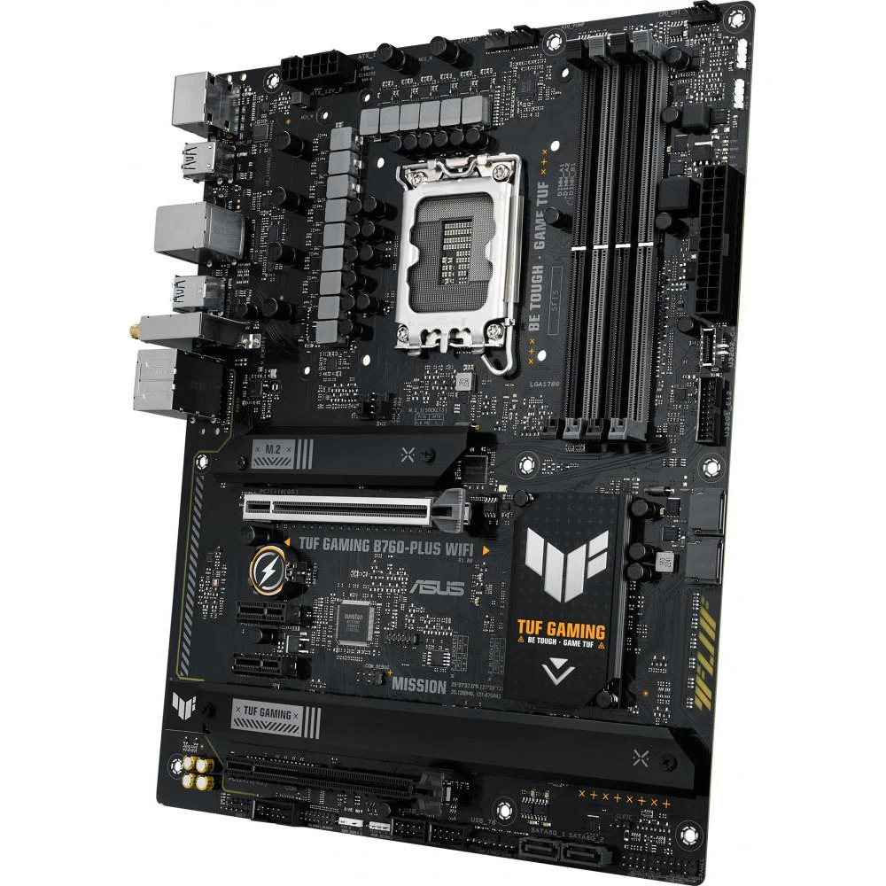 ASUS TUF GAMING B760-PLUS WIFI (90MB1ER0-M1EAY0) (UA) Бренд: ASUS; Тип роз'єму CPU: Socket 1700;