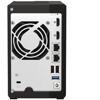 Qnap TS-253E-8G (UA) Слоти для дисків 2 x 2,5 або 3,5 HDD/SSD, 2хM.2 2280 PCIe Gen 3 x2