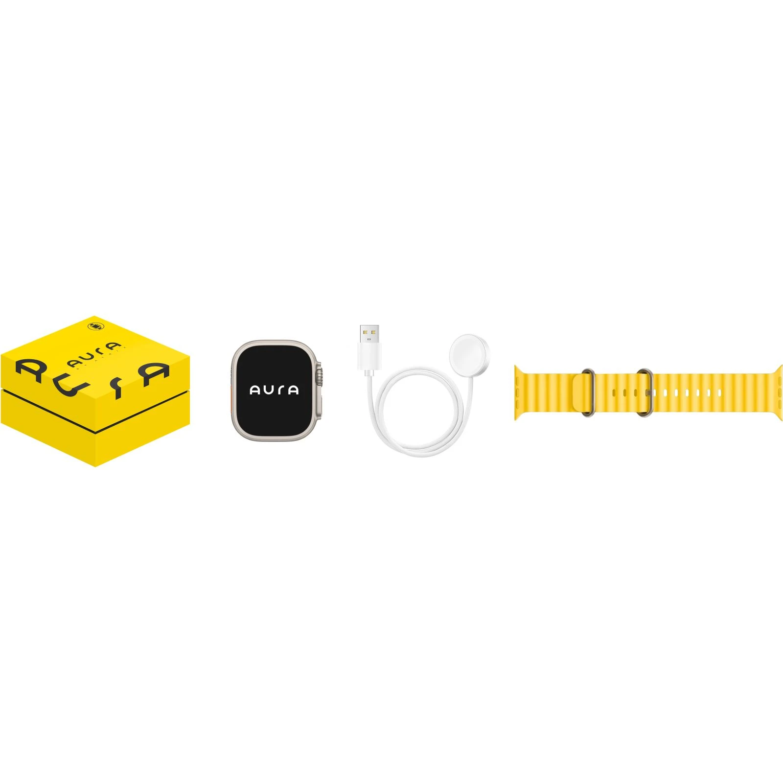 AURA X4 ProMax 53mm Yellow (SWAX453Y) (UA) Тип: универсальные; Форма часов: