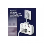 ColorWay CW-CHE24PDW 2 розетки/4USB (CW-CHE24PDW) (UA)